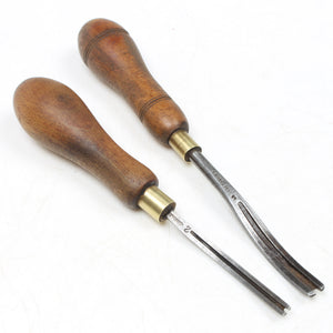 2x Old Leatherworkers Tools