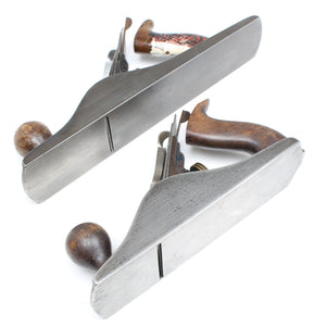 Old Stanley Jack Plane No. 5 & Record Smooth Plane No. 4 1/2 (Beech)