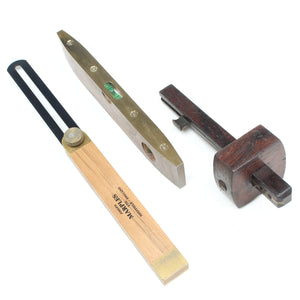 Mortice Gauge, Sliding Bevel & Level - ENGLAND, WALES, SCOTLAND ONLY