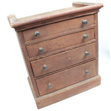 Old Rustic Small Collectors Drawers Unit - UK ONLY