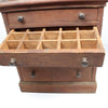 Old Rustic Small Collectors Drawers Unit - UK ONLY