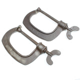 2x Old Antique Quick Release G-Clamps C.1872 - 5"