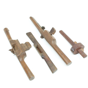 Old Wooden Woodwork Tools (Display) (A/F)