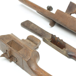 Old Wooden Woodwork Tools (Display) (A/F)