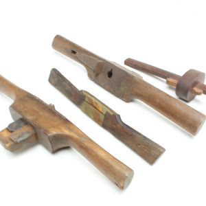 Old Wooden Woodwork Tools (Display) (A/F)