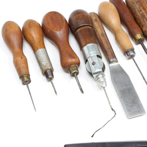 Old Leather-Workers Tools - ENGLAND, WALES, SCOTLAND ONLY