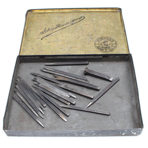 21x Silversmiths / Engravers / Jewellery Makers Chisels