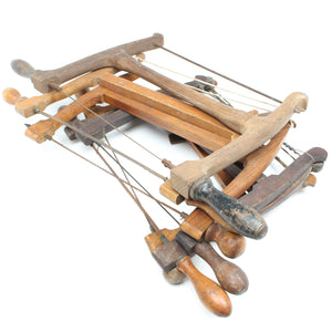 6x Old Bow Saws (A/F) (Display/Repairs)