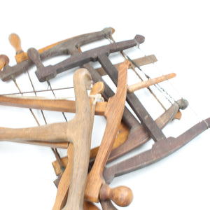 6x Old Bow Saws (A/F) (Display/Repairs)