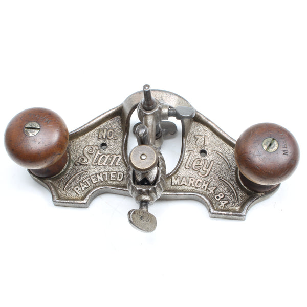 Stanly Hand Router Early Stanley No. 71 Hand Router Plane (Maple) – OldTools.co.uk