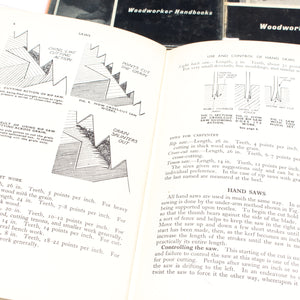 3x Woodworker Handbooks Books