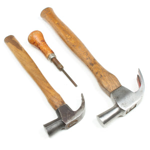 Old Claw Hammers & Pushpin