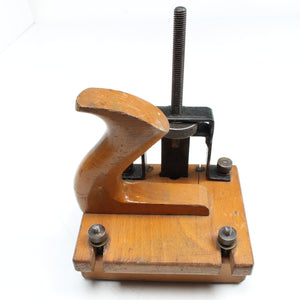Old Specialist Leatherworkers / Bookbinders Clamp Cutting Tool