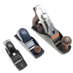 Old Smoothing Plane & Block Planes (Beech)