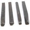 4x Old Leather Punches / Wood Punches - Flowers / Leaves