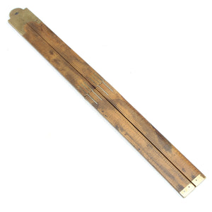 Old John Rabone Wooden Folding Rule (Boxwood)