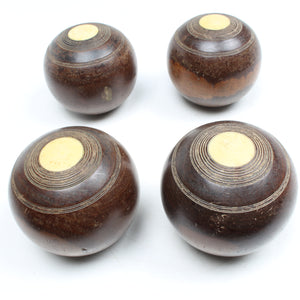 4x Old Lignum Bowls - ENGLAND, WALES, SCOTLAND ONLY