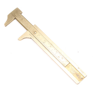 Old J Rabone Brass Caliper Rule No. 1466
