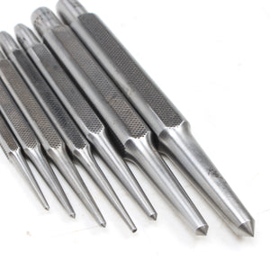 SOLD - 7x Old Starrett Punches (USA)