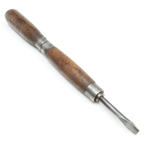 Old Unusual Spinning Double Handle Screwdriver (Beech)