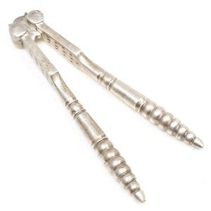 Old Decorative Turned Reversible Nutcrackers