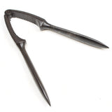 Old Sturdy Decorative Etched Nutcrackers