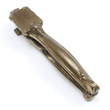 Old Brass Scrolled Top Nutcrackers