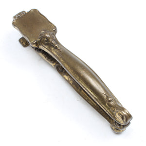 Old Brass Scrolled Top Nutcrackers