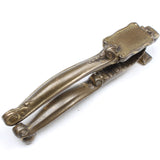 Old Brass Scrolled Top Nutcrackers