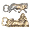 Old Bull and Goddess Bottle Openers