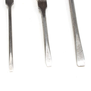 3x Old Robert Sorby (Sheffield) Screwdrivers (Beech, Boxwood)