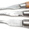 3x Old I Sorby (Sheffield) Screwdrivers (Beech, Boxwood)
