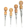 4x Old Small Signal (Sheffield) Screwdrivers (Beech)