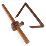 Old Long Wooden Marking Gauge 18" & Wooden Bevel 12 1/2"