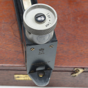 Old WWII Air Ministry Inclinometer, 1940, Makers Mechanism Ltd Croydon UK