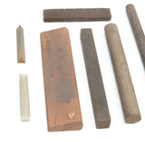 8x Various Small Slipstones / Shaped Sharpening Stones