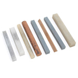 8x Various Small Slipstones / Shaped Sharpening Stones