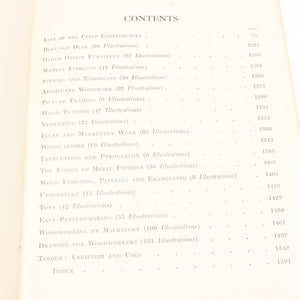 Old The Practical Woodworker Books Vols I - IV