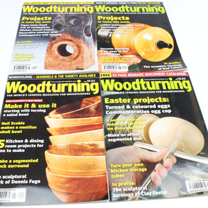 17x Woodturning Magazines Jan 2012 - Mar 2013