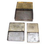 3x Old Cigarette Tins
