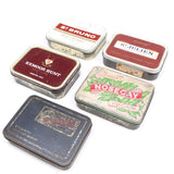 5x Old Tobacco Tins