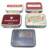 5x Old Tobacco Tins