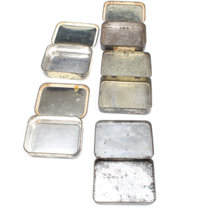 5x Old Tobacco Tins
