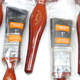 8x Old Hamilton Perfection Plus Natural Bristles Paint-Brushes - 3/4" - 3"