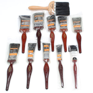 11x Old Hamilton Paint Brushes / Brushes