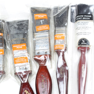 11x Old Hamilton Paint Brushes / Brushes