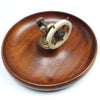 Old Ships Wheel Nutcracker Wooden Bowl - 9 1/2"