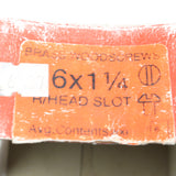 105x Foxford Round Head Brass Screws – 1 1/4” x 6