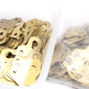 Old Fixing Plates, Mirror Plates & Brass Oval Chain