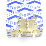 Box of Fancy Hinges 1 5/8" & Box of Nettlefolds Brass CSK Screws 1/2" x 3